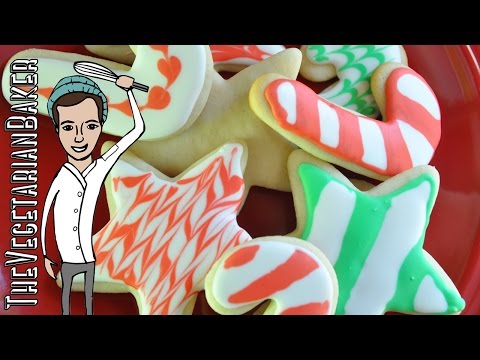 Easy Christmas Cookie Decorations For Santa | The Vegetarian Baker