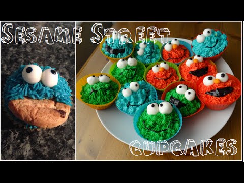 Easy Cupcake Decorating: Sesame Street