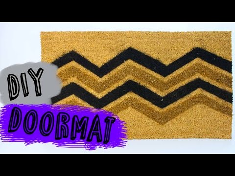 Easy DIY Room Decor | How to make a Doormat