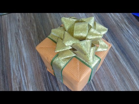 Easy Handmade Gift Wrapping Ribbon Bow