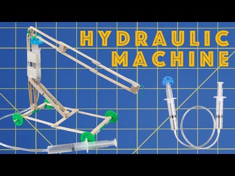 Easy Hydraulic or Pneumatic Machine - Engineering Projects for Kids