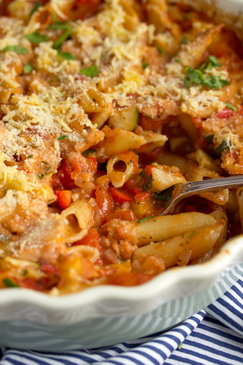 Easy One Dish Vegetable Pasta Bake-11.jpg