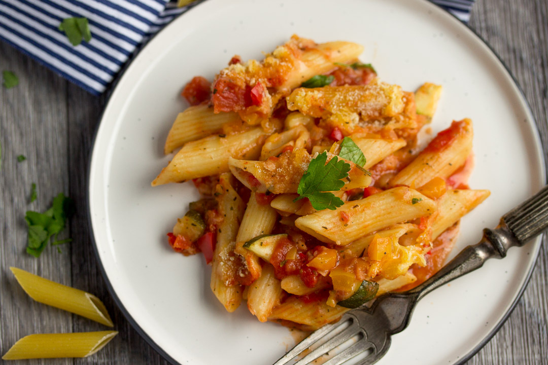 Easy One Dish Vegetable Pasta Bake-17.jpg