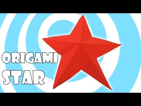 Easy Origami Christmas Star Tutorial