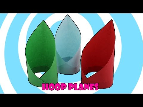 Easy Origami Hoop Plane Video Tutorial