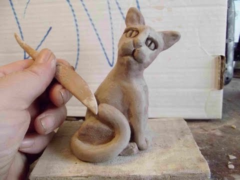 Easy Project: How To Make A Cat Out of Clay