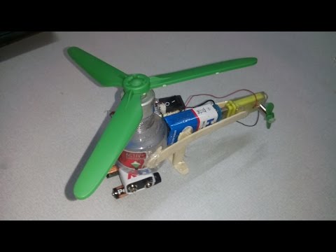 Easy Way - Make Own Helicopter in Less than 5 Minutes