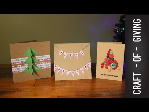 Easy and Quick Handmade Christmas Cards | Craft of Giving