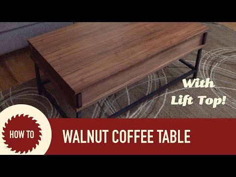 Easy to Make Coffee Table with Lift Up Top