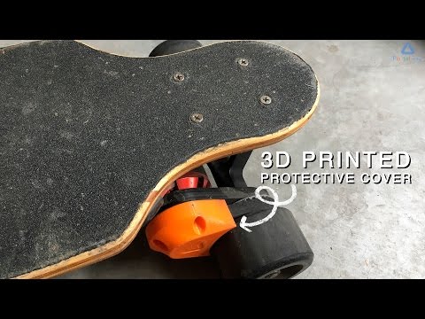 Electric skateboard drive pulley protective cover