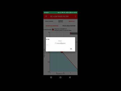 Electrical filter design app