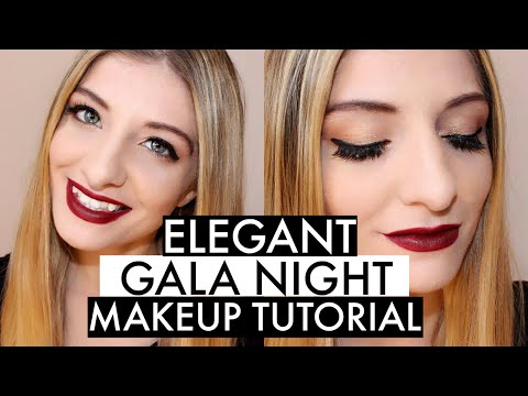 Elegant Gala Night Makeup Tutorial | Carli Bybel Palette | Collab