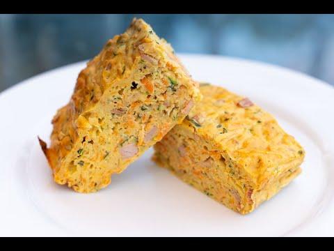 Elise's Eats - Ep 164: Baked Bacon &amp;amp; Zucchini Slice