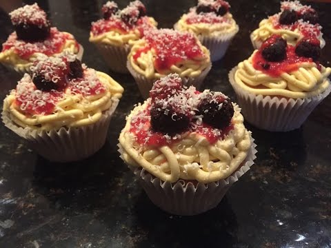 Elise's Eats - Ep 27: Spaghetti and Meatball Cupcakes