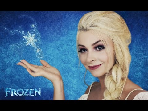 Elsa Frozen Makeup and Hair Tutorial Transformation