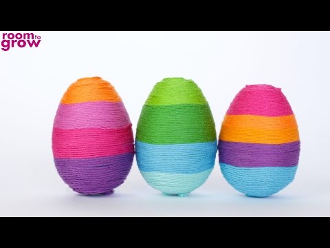 Embroidery Thread Easter Eggs