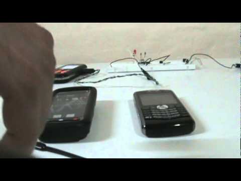Encender o apagar un led con un celular motorola c261 y el pic 16f84a mediantes comandos AT