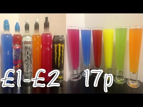 Energy Drinks at home ( Red Bull Monster Rockstar Lucozade ) life hack tip trick