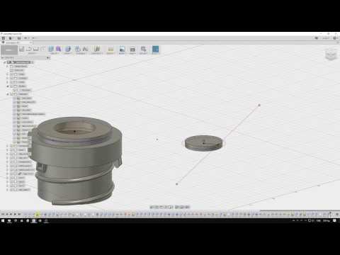 Enlighted: A triple light fixture with Fusion 360 12-flap pulley part1