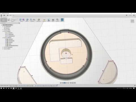 Enlighted: A triple light fixture with Fusion 360 3-leds,ballast,starter,arduino