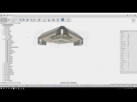 Enlighted triple light fixture with Fusion 360 - 16 logo and stl exporting