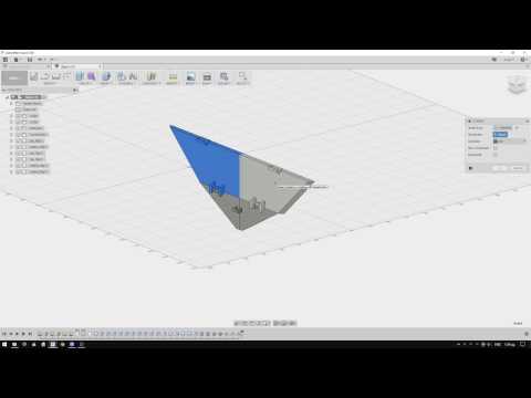 Enlighted triple light fixture with Fusion 360 - 17 two bodies to one for printing