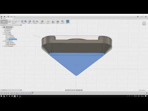 Enlighted triple light fixture with Fusion 360 1-main body