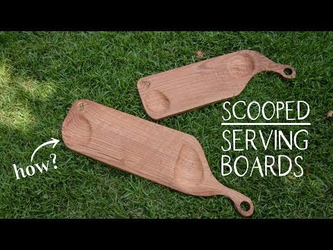 Entertain In Style with Scooped Serving Boards / HOW TO MAKE