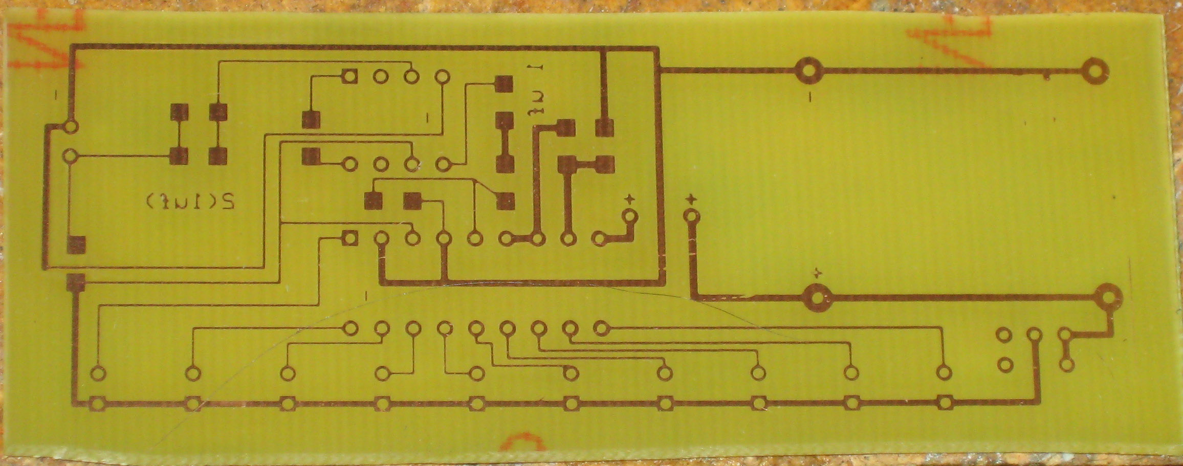 Etched PCB with Acid Resist Removed.JPG