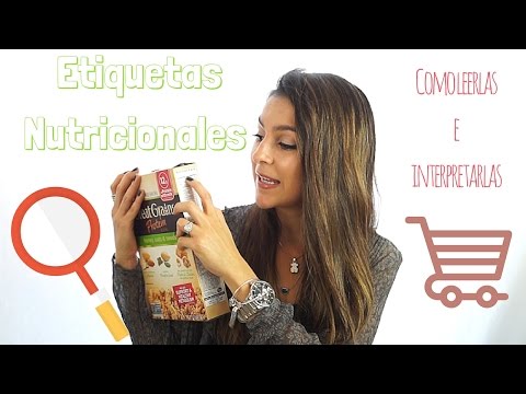 Etiquetas Nutricionales- Como interpretarlas