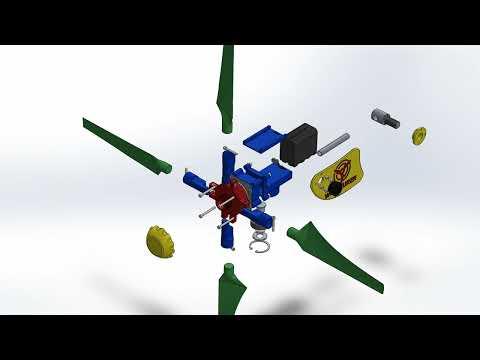 Exploded view of Windturer-P4