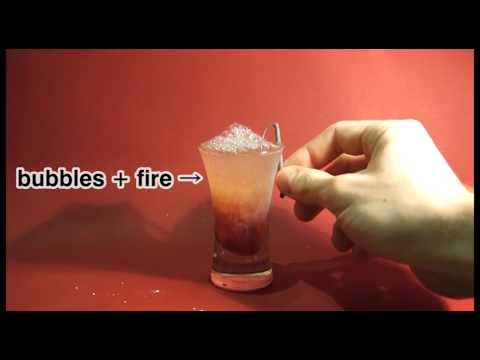 Explosive Cocktail Foam