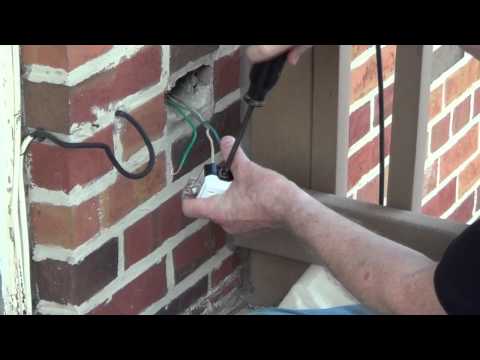 Exterior Outlet - Installing an Outdoor Outlet - Conduit