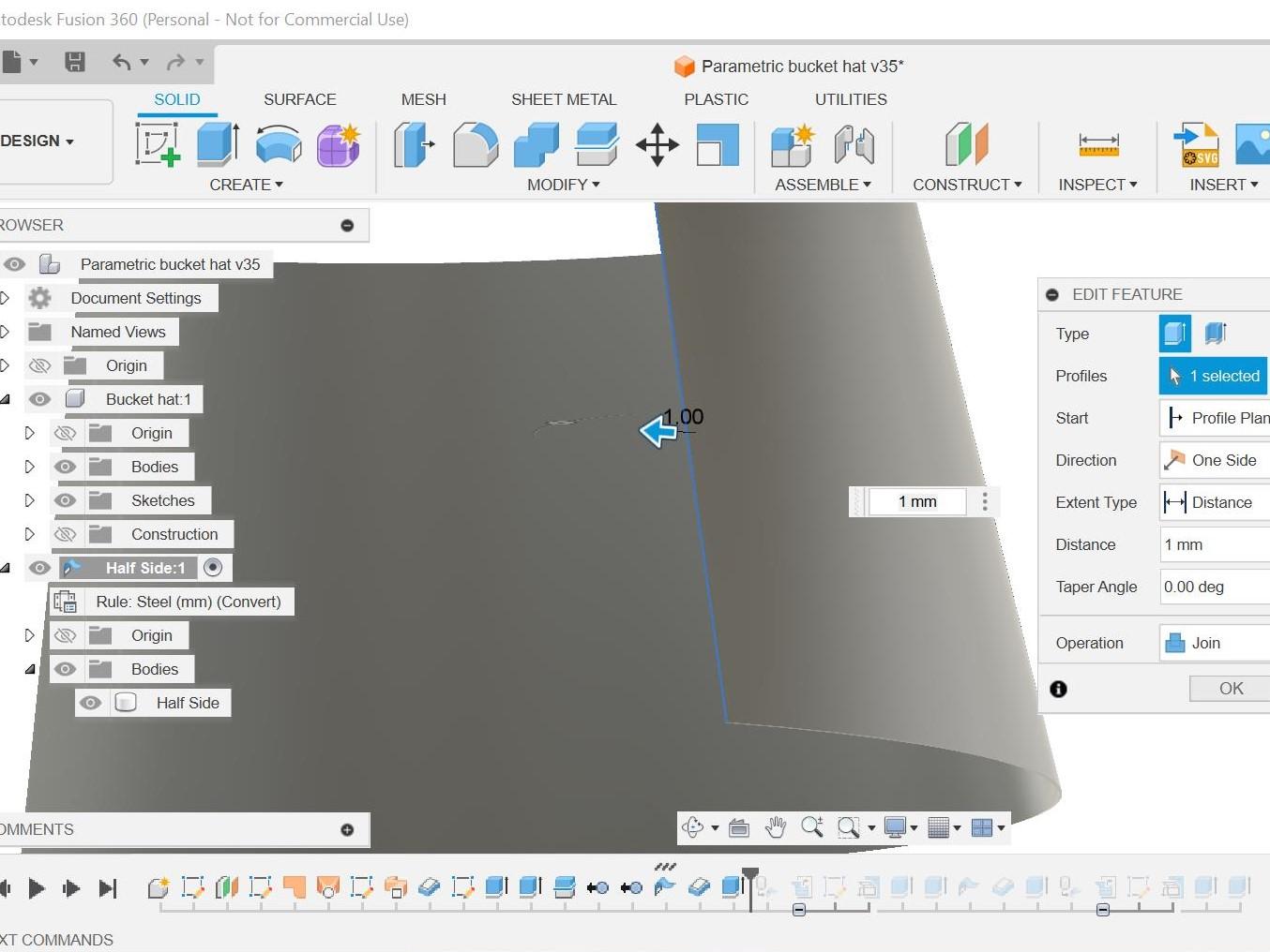 Extruding the side edge.jpg