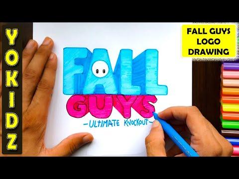 FALL GUYS LOGO DRAWING