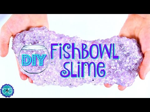 FISHBOWL SLIME - THE CRUNCHIEST SLIME!  NO BORAX!