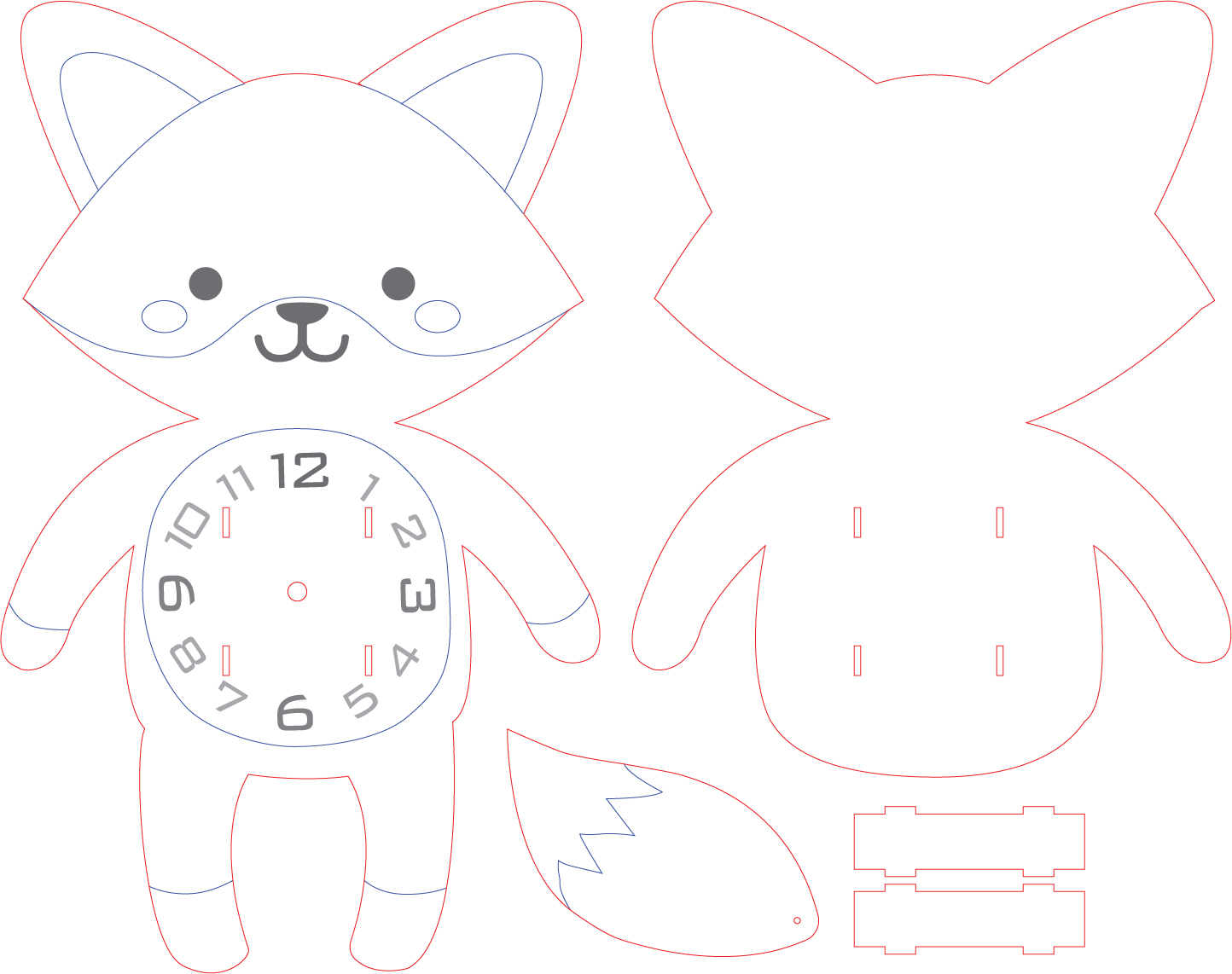 FOX CLOCK all parts.jpg