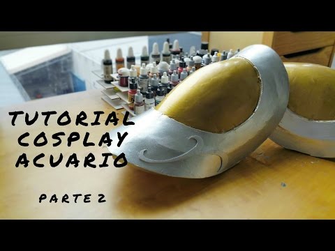 FRIKOLAJE: Tutorial Cosplay Saint Seiya hombreras de Acuario