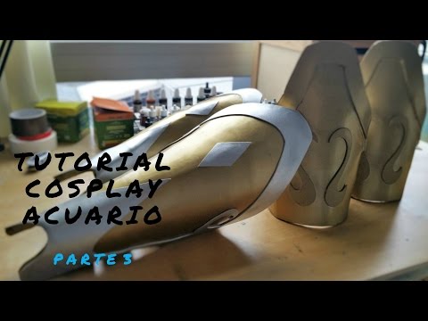 FRIKOLAJE: Tutorial Cosplay Saint Seiya piernas de Acuario