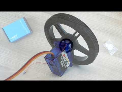 FS90R Continuous Micro Servo + Wheel - Intro