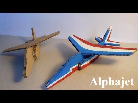 Fabrication d'un Alphajet en carton