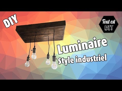 Fabrication d'un lustre industriel