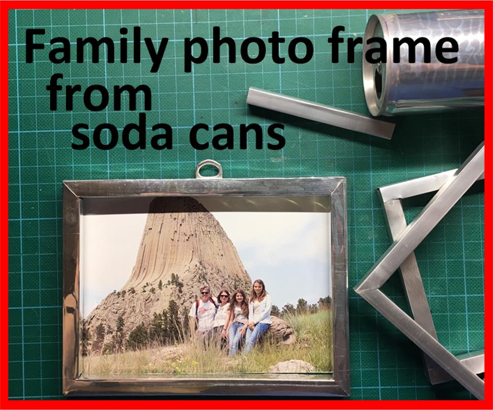 Family photo frame from soda cans 1.jpg