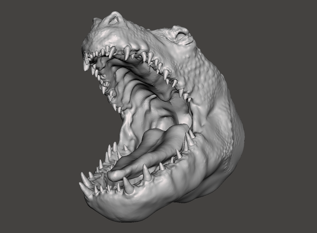 Fell Beast Head Model Lower Left Angle.png