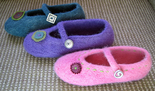 Felt Ballerina Slippers