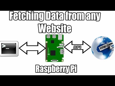 Fetching Data from any Website using Raspberry Pi