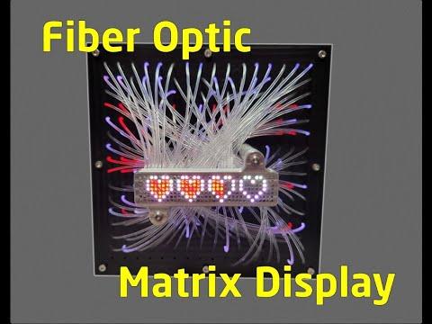 Fiber Optic Dot Matrix Demo