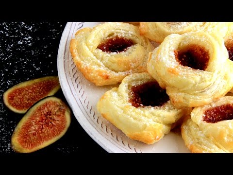 Fig Puff Pastry Roses