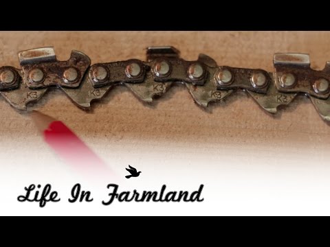 Figure out what size chain you need without stampings on the bar - Chainsaw Chains 101