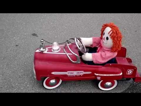 Fire Truck Pedal Car - radio control conversion